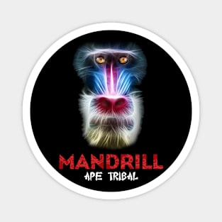 Ape Tribal (Mandrill) Magnet